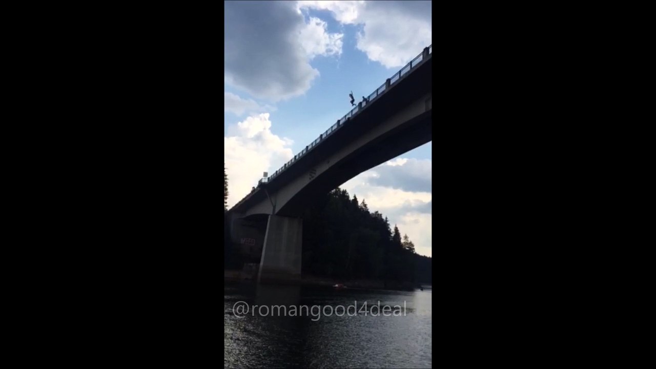 Ottensteiner Stausee Brückensprung 23m Höhe