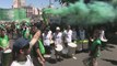 Cientos de trabajadores estatales marchan en contra del Gobierno argentino