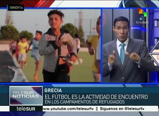 Grecia: fútbol, mucho más que un deporte en los campos de refugiados