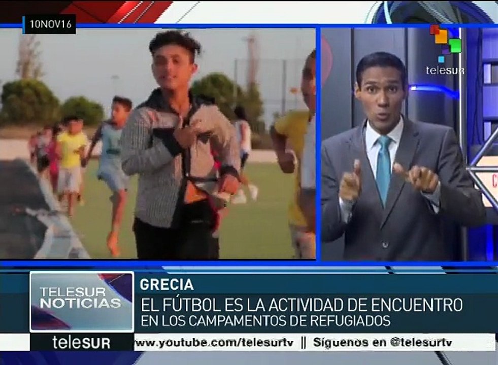 Grecia: fútbol, mucho más que un deporte en los campos de refugiados