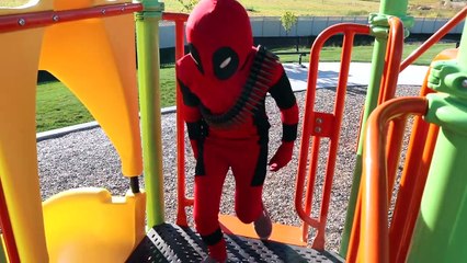 New Pink Girlpool Vs Kid Deadpool | Real Life Superhero Movie