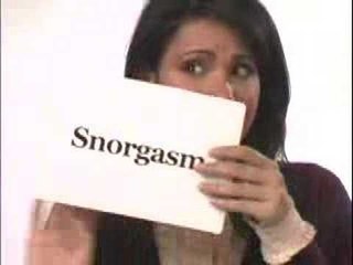What the heck is a "Snorgasm?"