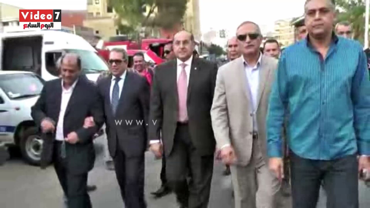 بالفيديو.. محافظ سوهاج ومدير الأمن يتفقدان اصطفاف قوات الشرطة والأمن المركزى والحماية المدنية
