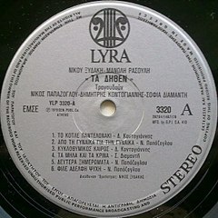 ΤΑ ΔΗΘΕΝ - Ξυδάκης - Ρασούλης - Παπάζογλου - Κοντογιάννης - Διαμαντή (1979) (full album)