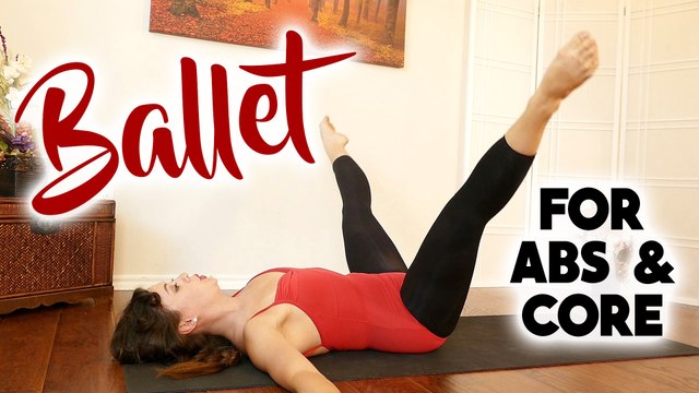 Beginners Ballet Workout for Core Strength, Abs, Belly Fat, Body Toning Exercises, 20 Minute Fitness
