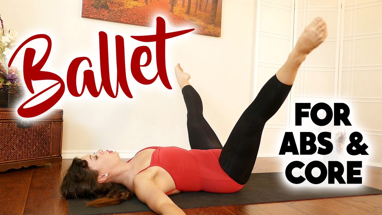 Beginners Ballet Workout for Core Strength, Abs, Belly Fat, Body Toning Exercises, 20 Minute Fitness