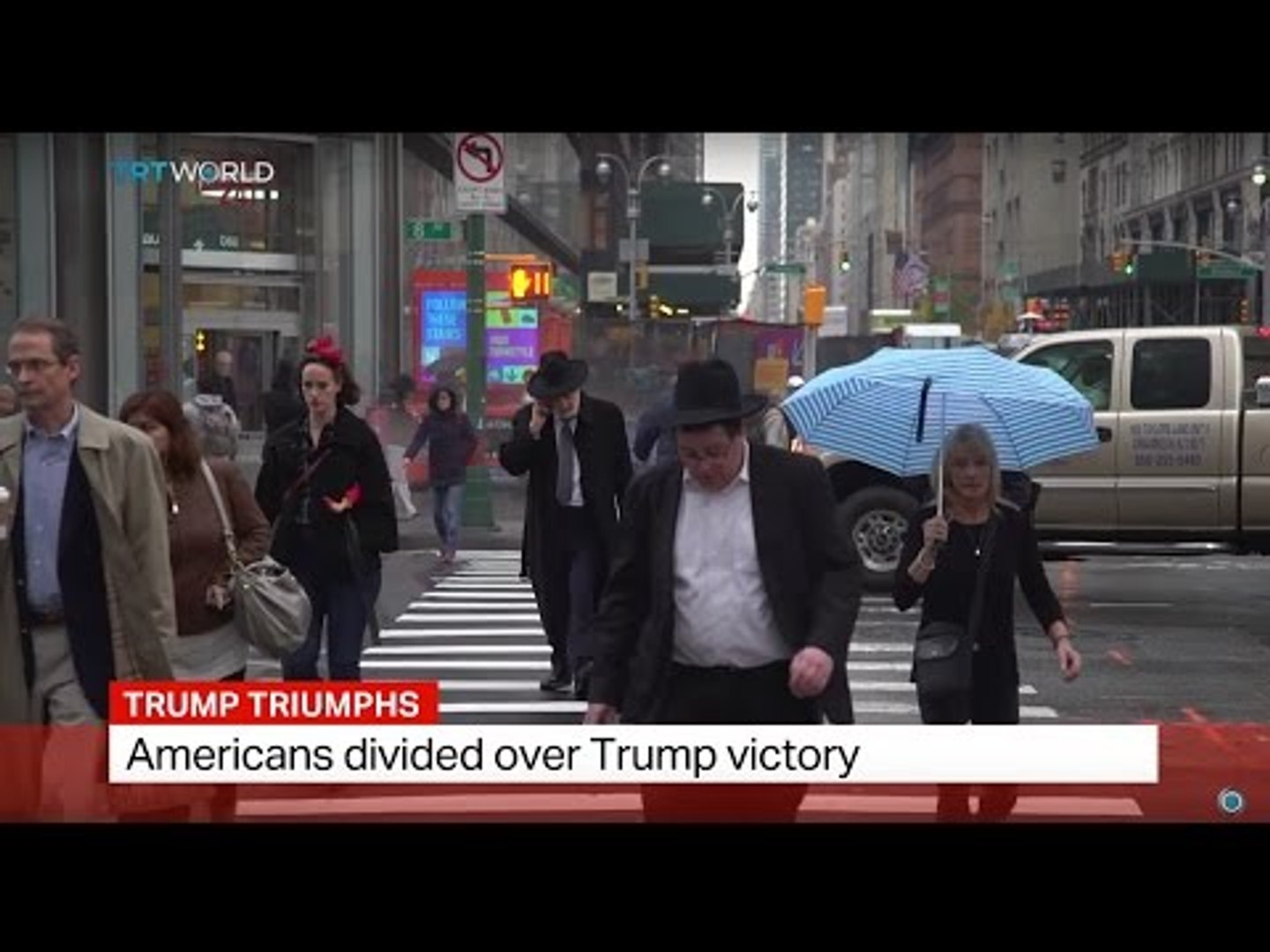 ⁣Trump Triumphs: Americans divided over Trump victory