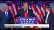 President-elect Donald Trump addresses the nation after victory
