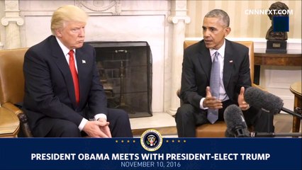 President Obama Meets  Trump At The White House