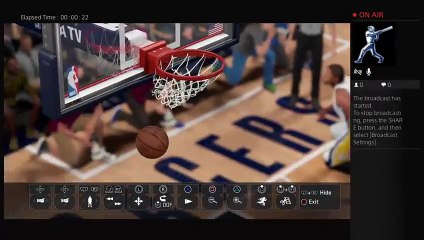 Westbrook made a half court shot (22)