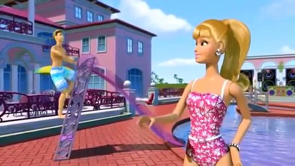 Barbie en Francais - Piscine en fête