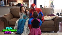 SPIDERMAN and FROZEN ELSA vs DOCTOR SPIDEY! SPIDERMAN and ELSA are SICK! Funny Superheroes