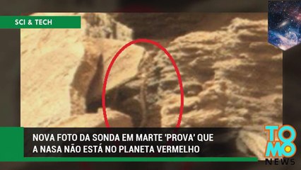 Nova foto da sonda em Marte "prova" que a NASA não está no planeta vermelho.
