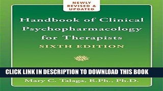 Ebook Handbook of Clinical Psychopharmacology for Therapists Free Read