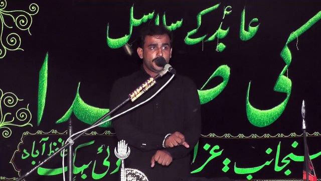 Zakir Syed Adeel Rabani 13th Muhram 1438(2016) Choti Behak Hafizabad