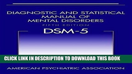 Ebook Diagnostic and Statistical Manual of Mental Disorders, 5th Edition: DSM-5 Free Read