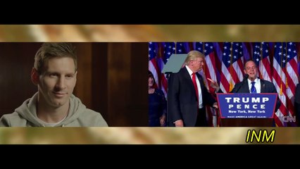 Lionel Messi Reacts to Donald Trump ● FUNNY
