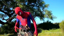 Spiderman Vs Venom Throwing knives Super Hero Fights In Real Life IRL