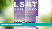 Buy NOW  LSAT Explained: Unofficial Explanations for 