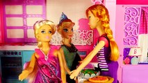 Barbie Doll House One Direction Harry Disneys Frozen Elsa and Anna Play Doh Episode 2