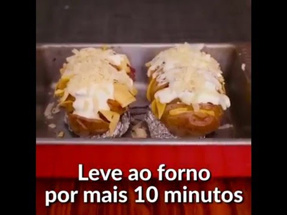 Como preparar batata laminada com queijo e bacon