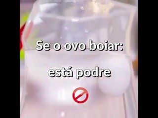 Como saber se um ovo está podre