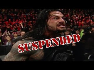 JOB'd Out - Roman Reigns SUSPENDED for Wellness Policy Violation