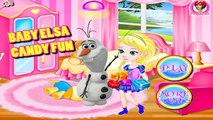 Baby Elsa Candy Fun | Disney Princess Frozen Elsa Games | Best Baby Games For Kids