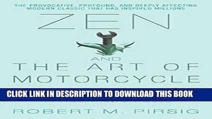 [PDF] Zen and the Art of Motorcycle Maintenance: An Inquiry Into Values Popular Collection