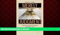 Buy book  Merely Judgment: Ignoring, Evading, and Trumping the Supreme Court (Constitutionalism