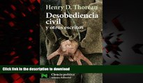 Buy books  Desobediencia civil y otros escritos / Civil disobedience and other writings (El Libro
