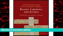 liberty book  Constitutional Law for a Changing America 5th Edition: Rights, Liberties, and