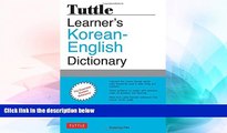 Ebook Best Deals  Tuttle Learner s Korean-English Dictionary  Buy Now