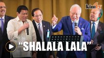 Watch Najib sing 'Shalala Lala' with Duterte