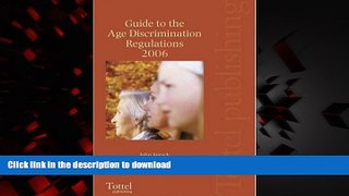 Read books  Guide to the Age Discrimination Regulations 2006