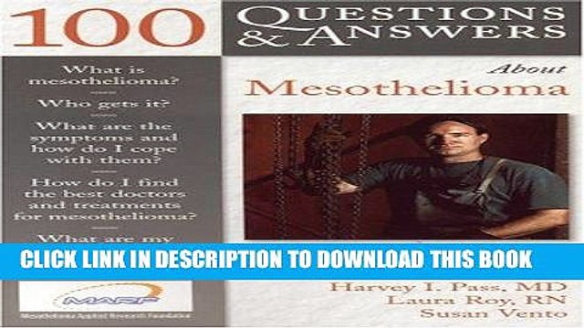 [PDF] 100 Questions Answers About Mesothelioma Popular Collection