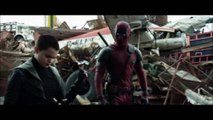 Deadpool - Colossus Vs Angel Dust Battle Scene - Boobs Moment