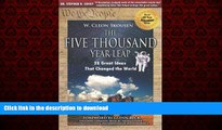 Best books  The Five Thousand Year Leap: 28 Great Ideas That Changed the World (Revised 30 Year