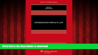 Buy books  Information Privacy Law (Aspen Casebook) online to buy