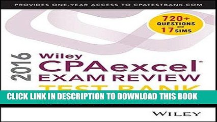 [PDF] Wiley CPAexcel Exam Review 2016 Test Bank: Business Environment and Concepts Popular Online