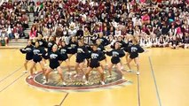 Central High Cheerleaders dance at pep rally