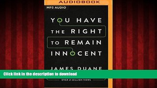 Buy book  You Have the Right to Remain Innocent online to buy