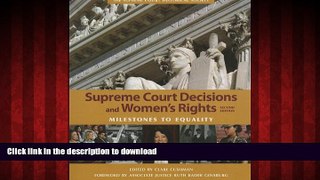 Best books  Supreme Court Decisions and Womens Rights online