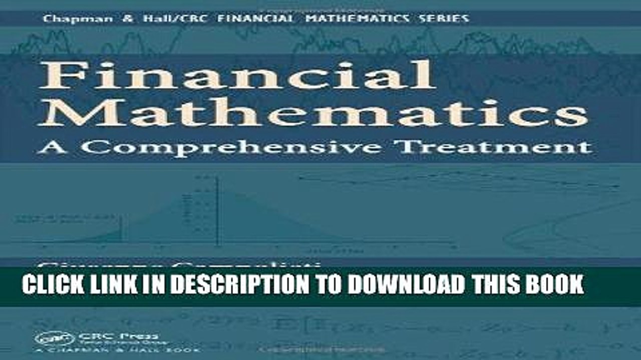 [PDF] Financial Mathematics: A Comprehensive Treatment (Chapman and Hall/CRC Financial Mathematics