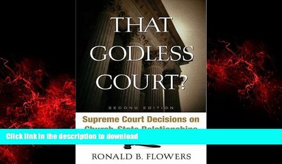 Best book  That Godless Court?, Second Edition: Supreme Court Decisions On Church-State