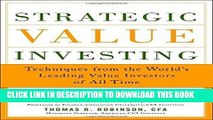 [PDF] Strategic Value Investing: Practical Techniques of Leading Value Investors Popular Collection