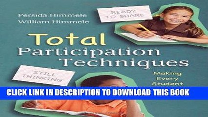 [PDF] Total Participation Techniques: Making Every Student an Active Learner Full Collection