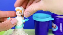 Frozen Wedding Anna and Kristoff Disney Frozen Play Doh Princess Anna Wedding Gown Play Dough Dress