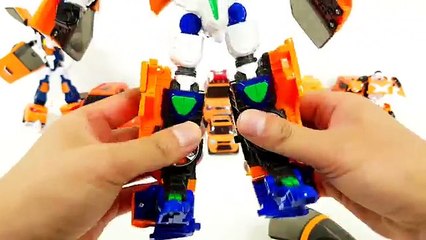 Скачать видео: Orange Color Carbot Tobot Robot Transformation Car Toys 주황색 오랜지색 헬로카봇 골드렉스 또봇 자동차 장난감 변신 동영상