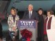 Vice President-elect, Governor Mike Pence addresses crowd at homecoming rally at Indy International Airport